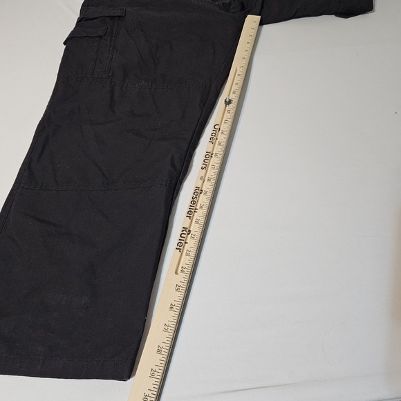 TRU SPEC  Black Tactical Pants 40x30 Rip Stop Military Security - Picture 5 of 9
